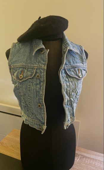 Veste en jean sans manches