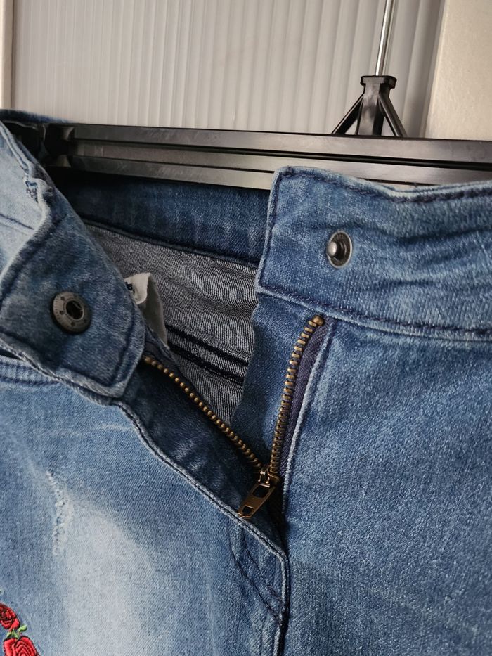 Mini jupe en jeans fille taille XXS - photo numéro 4