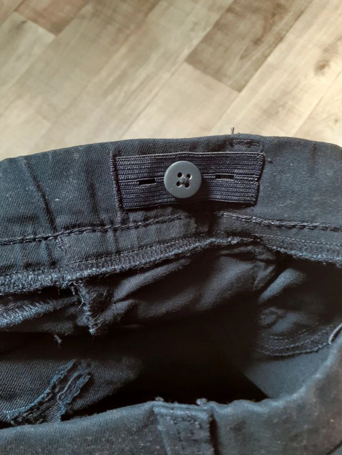 Pantalon fille bleu marine 5 ans - photo numéro 5