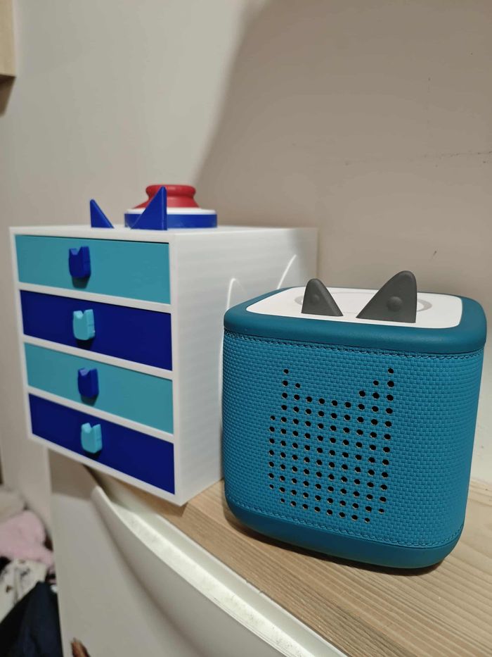 Boite rangement jeux tonie box