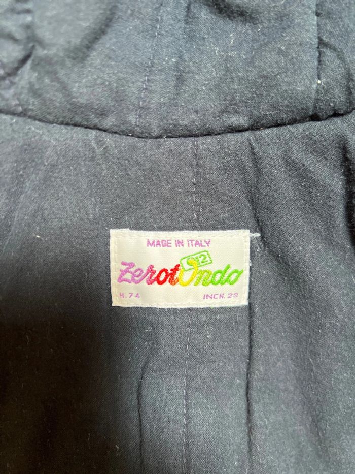 Blouson bleu foncé. - photo numéro 3