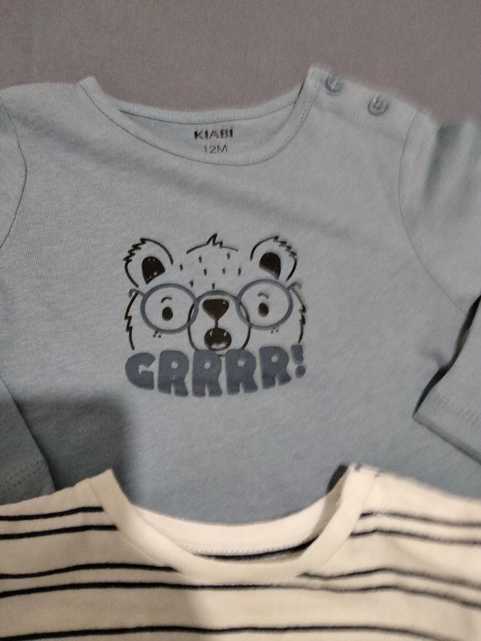 Lot de 3 tee shirt manches longues - photo numéro 2