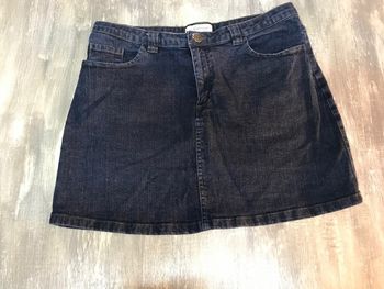 Jupe en jeans bleu