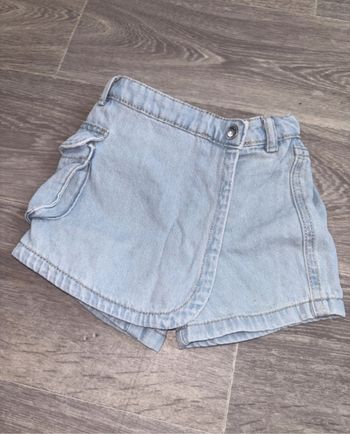 jupe short en jean