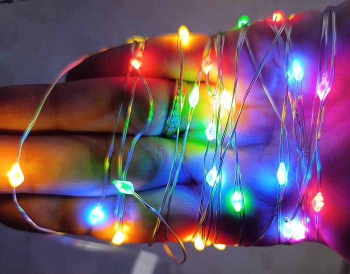 Lot 12 guirlande 40 led multicolor neuve - photo numéro 2