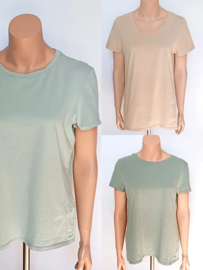 lot 3 tee-shirt Primark femme 44 / 46 - photo numéro 2