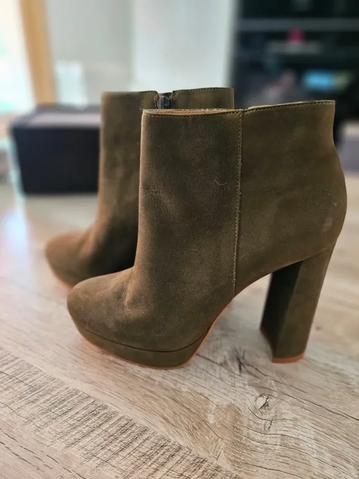 Boots bottine Buffalo kaki