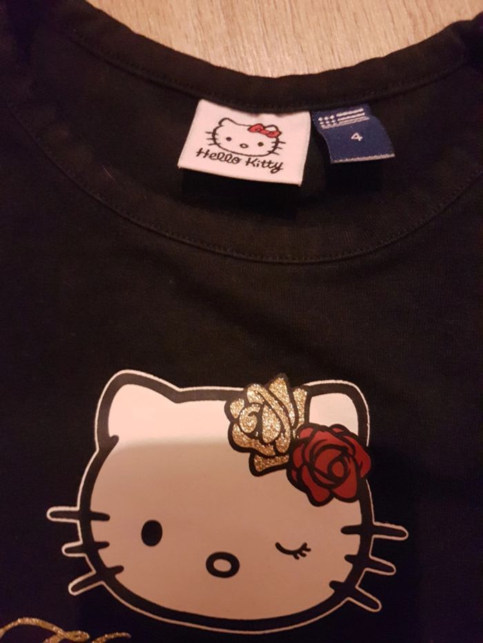 Robe tunique bleu marine hello kitty 4 ans original marines - photo numéro 3