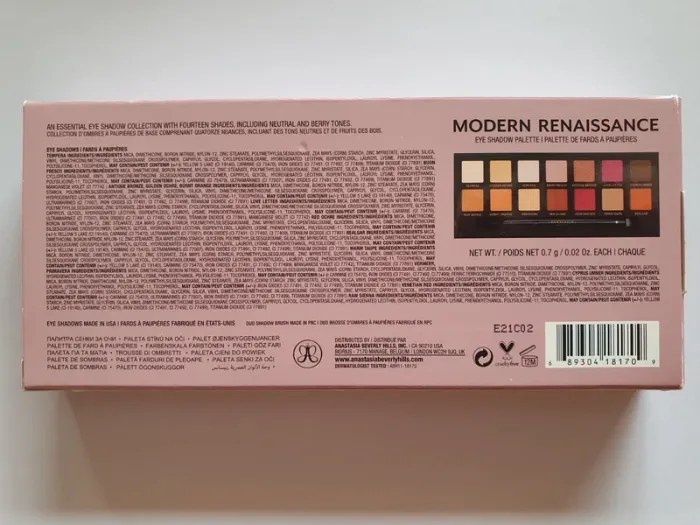 Palette Modern renaissance Anastasia Berverly Hills - photo numéro 3