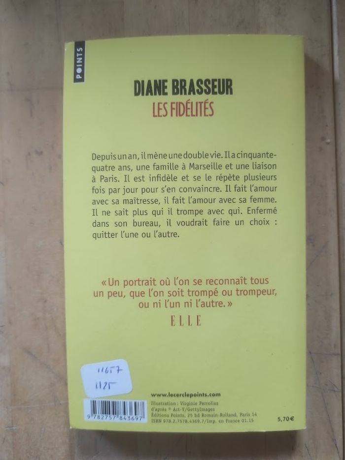 Les fidélités Diane Brasseur Points 2015 - photo numéro 3