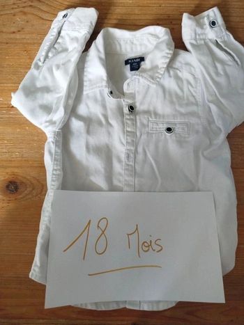 Chemise 18mois
