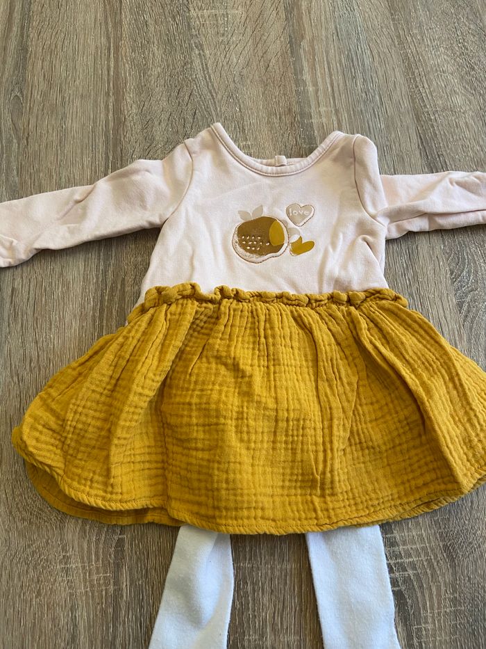 Robe et collant orchestra 6 mois - photo numéro 2