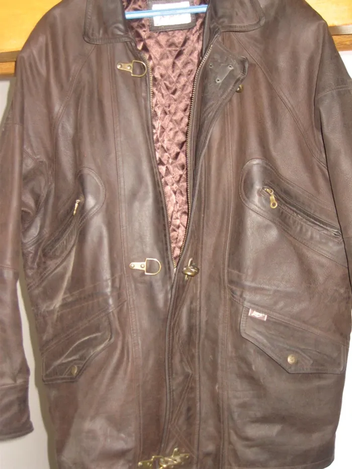 Manteau Cuir Homme - photo numéro 2