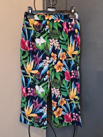 Pantacourt jambes larges