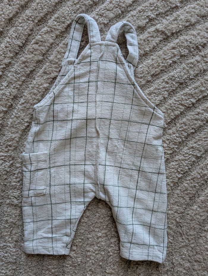 Salopette à carreaux, légère, 3 mois (62 cm), été ou mi-saison - photo numéro 2