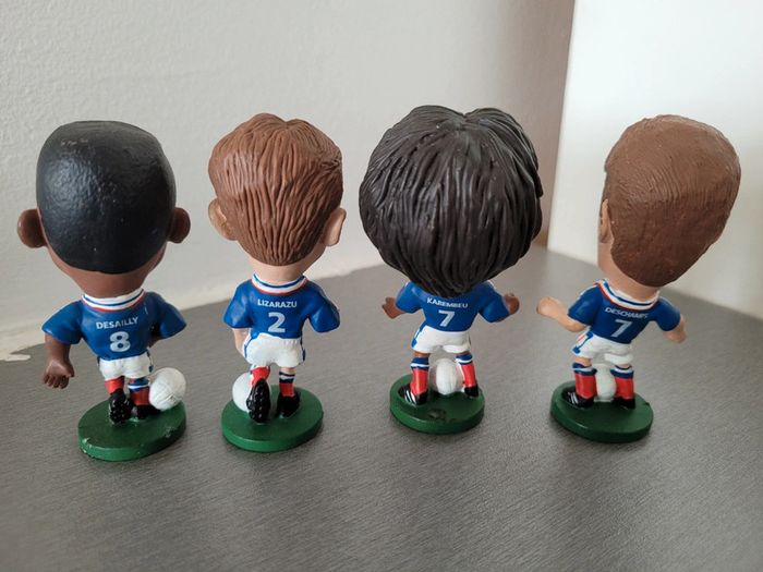 Lot figurines football équipe de France 1998 - photo numéro 2