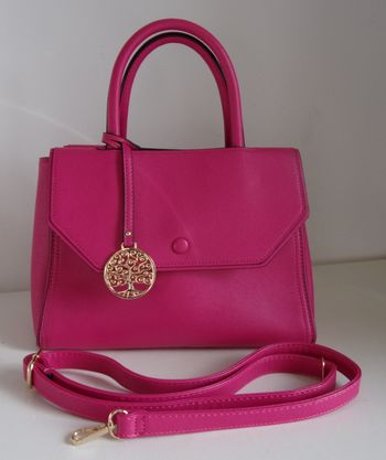 Sac à main rose fuchsia Arbre de Vie