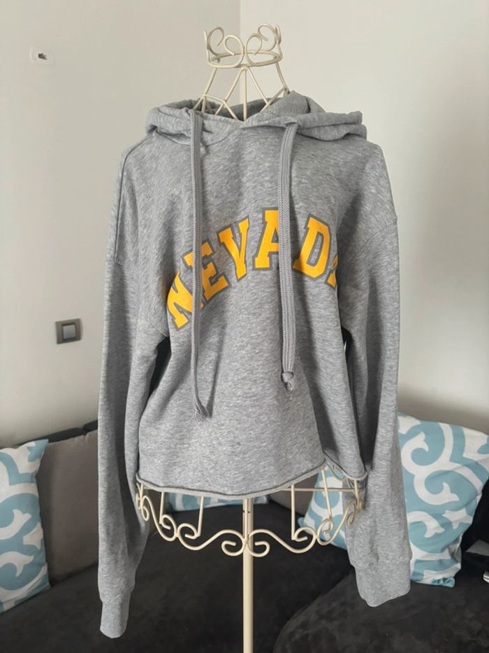 Sweat capuche large  Bershka taille M