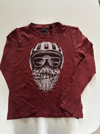 TEE shirt manches longues marron 10ans japan rags
