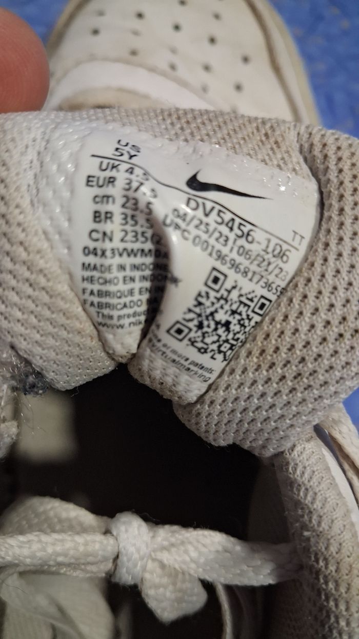 Air force one blanche taille 37,5 - photo numéro 6
