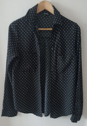 Chemise noire à pois blancs - Tally Weijl (Taille S)