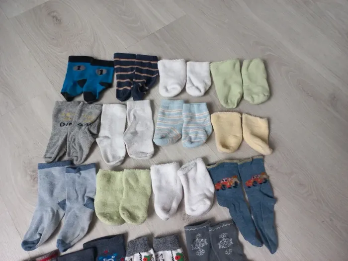 Lot de 16 paires de chaussettes bébé garçon - photo numéro 3