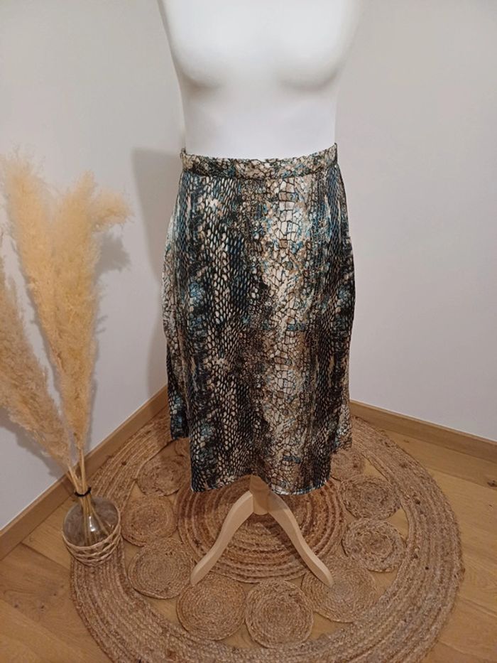 Jupe satinée légère à motifs Jacqueline De Yong taille L/XL 40/42