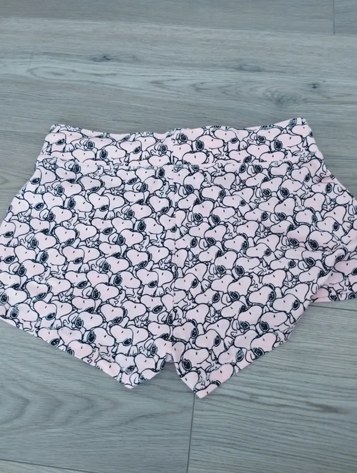 Short de pyjama rose Snoopy undiz S - photo numéro 3