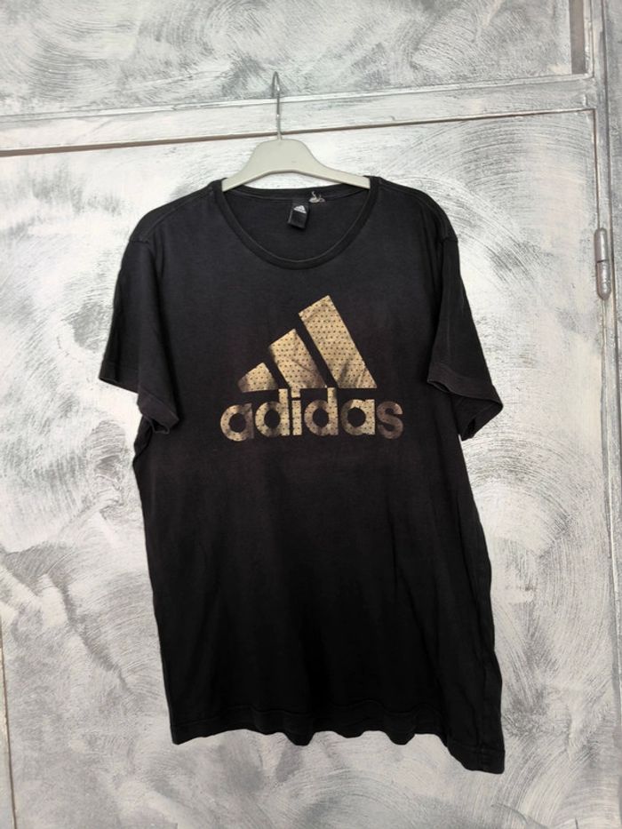 Tee shirt adidas noir et or taille M