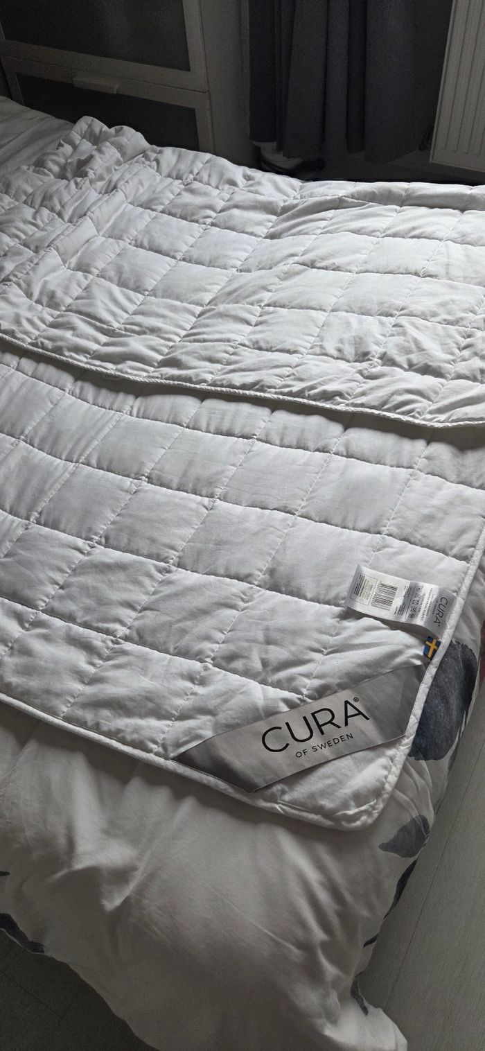 Couette lestée 7 kg Cura Of Sweden + 2 housses + 2 taies + sac de transport