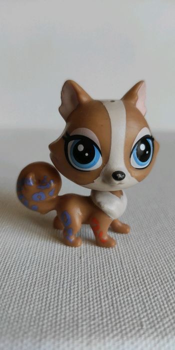 My littlest petshop chien lps Poméranien 4013 madame pom leblanc