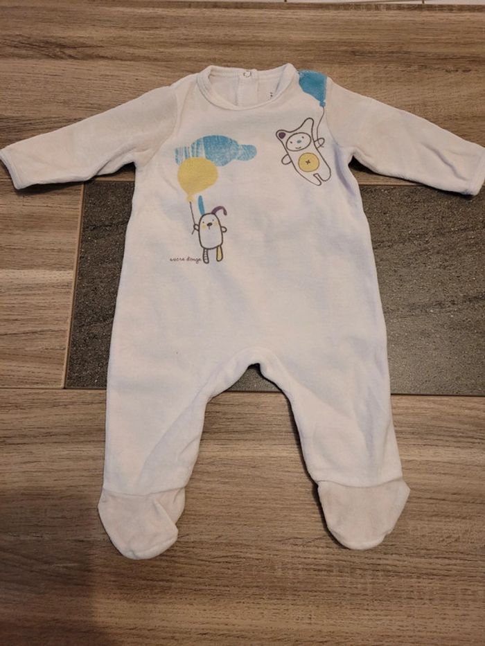 Pyjama 1 pièce- sucre d'orge 3 mois