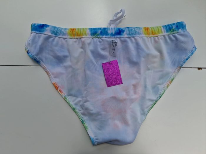 Slip De Bain Maillot De Bain Tie Dye Multicolore Taille XL - photo numéro 12