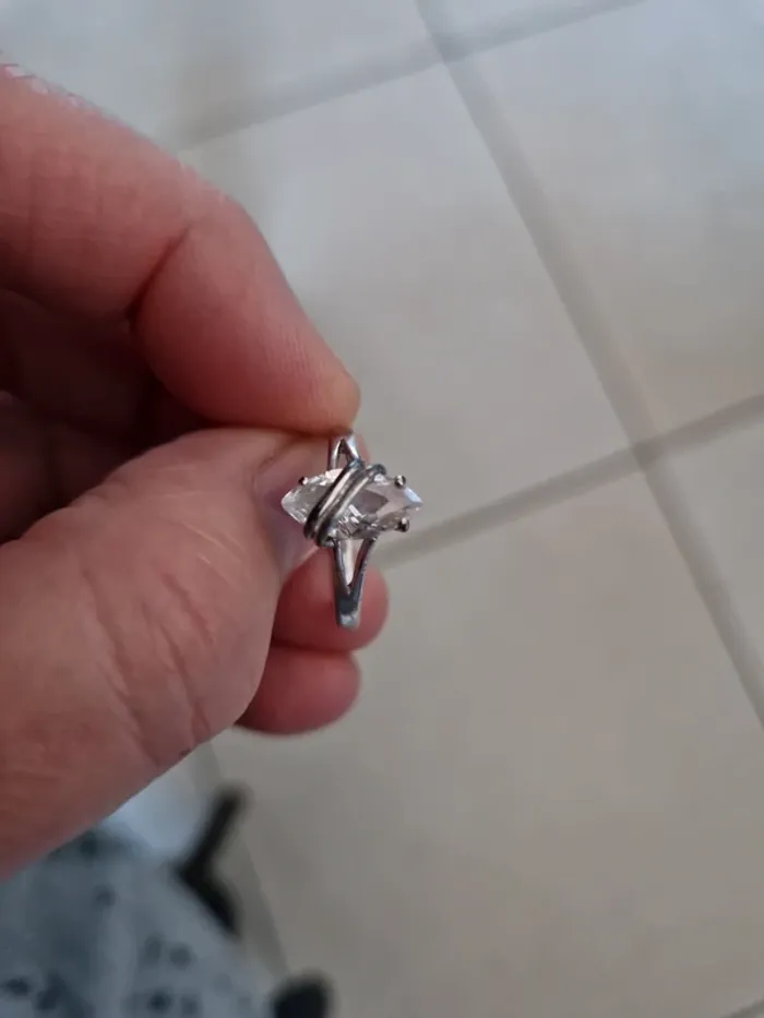Bague argent taille 57 - 18mm - photo numéro 2