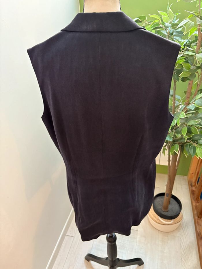 Blazer sans manches en soie Episode Taille 42 - photo numéro 2