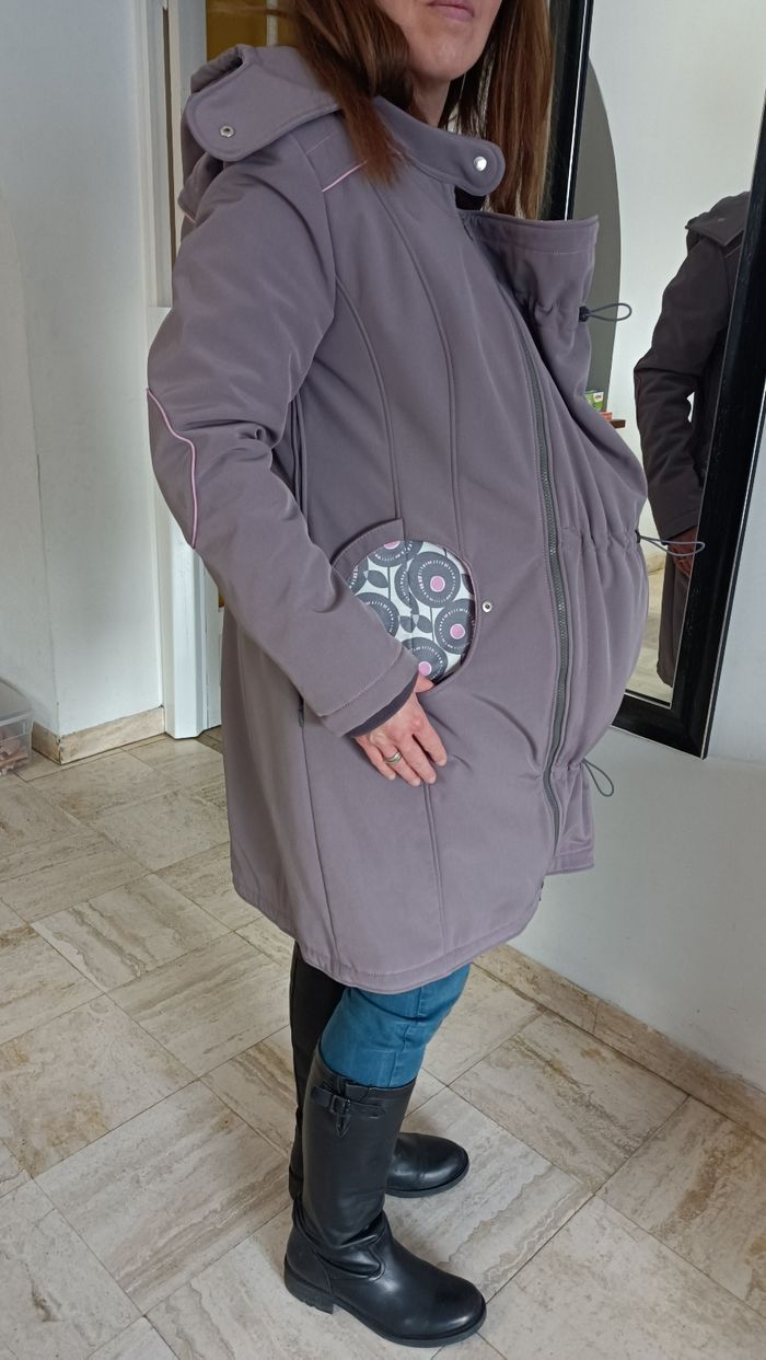 Manteau de portage et grossesse 4 en 1 Liliputi - photo numéro 2