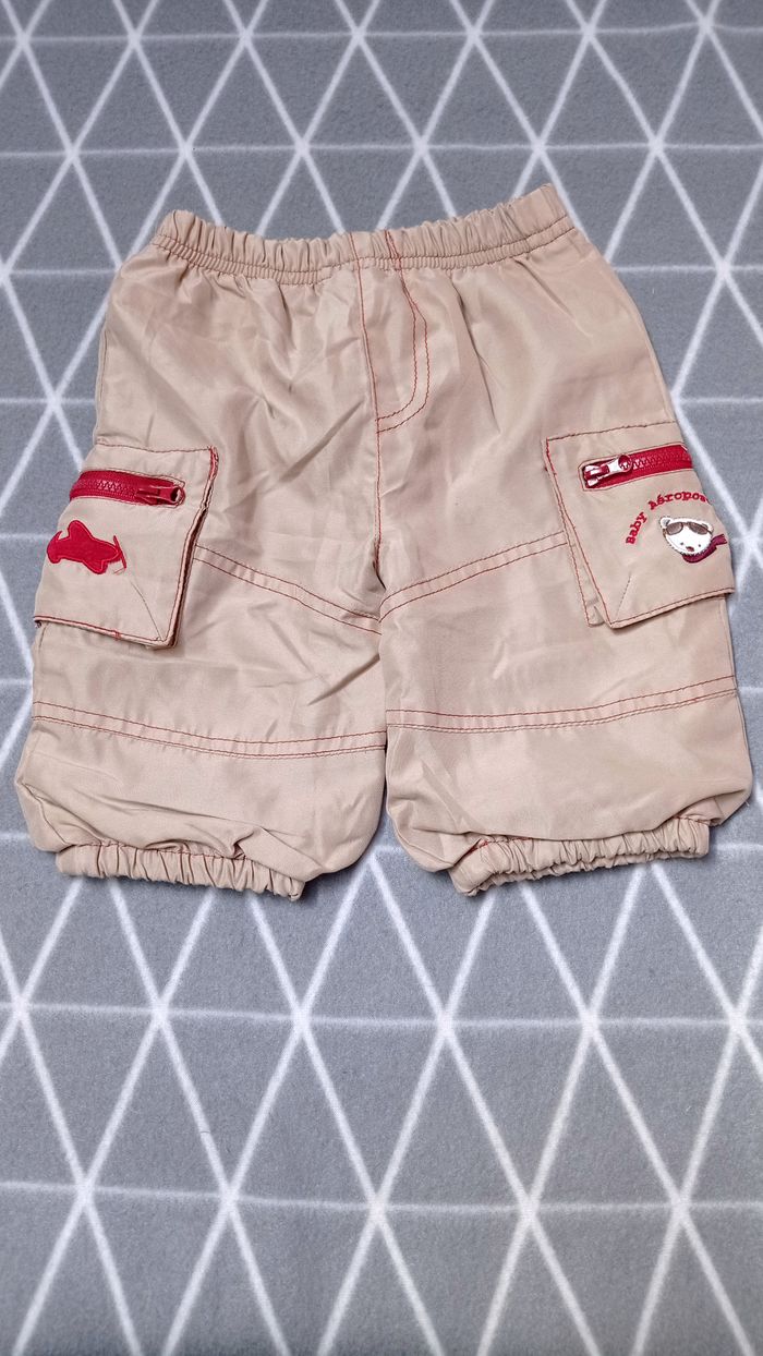 🦁 Lot 4 pantalons et pantacourts, 6 mois - photo numéro 5