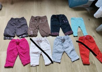 Lot de 5 pantalons et 1 leggins 3mois