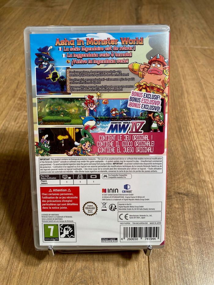 Wonder boy asha in monster world - switch - jeu neuf sous blister - photo numéro 2