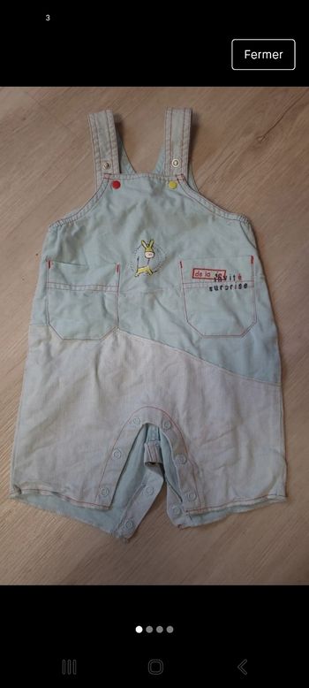 Salopette garçon 3 mois