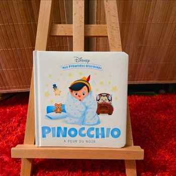 Livre enfant Disney mes premières histoires pinocchio a peur du noir