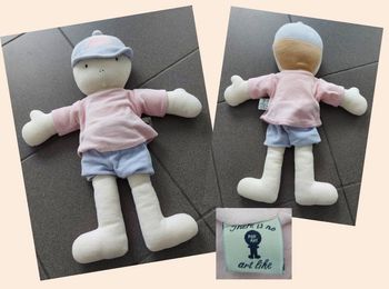 Peluche/hochet "petit bonhomme"