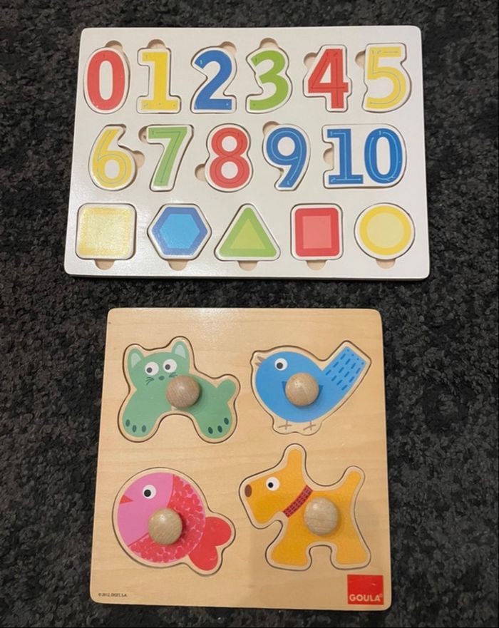 Lot 2 puzzles pour petit