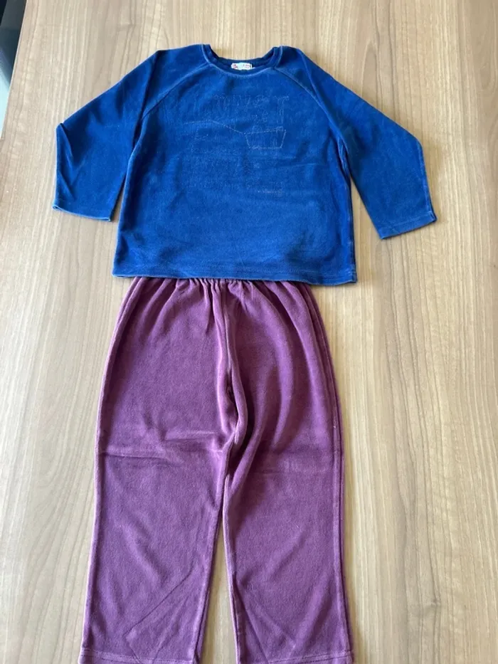 Pyjama velour DPAM 5 ans