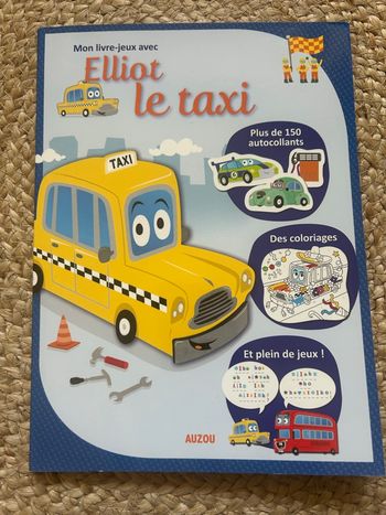 Livre d’activité thème voitures 