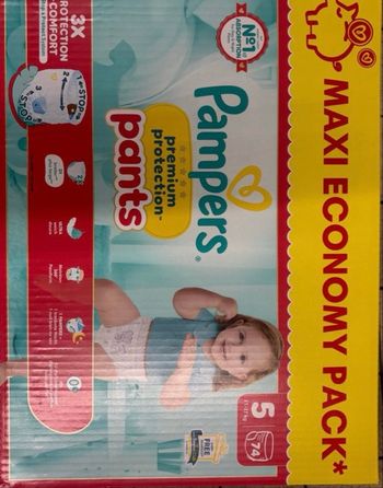 Couches Pampers pants premium taille 5