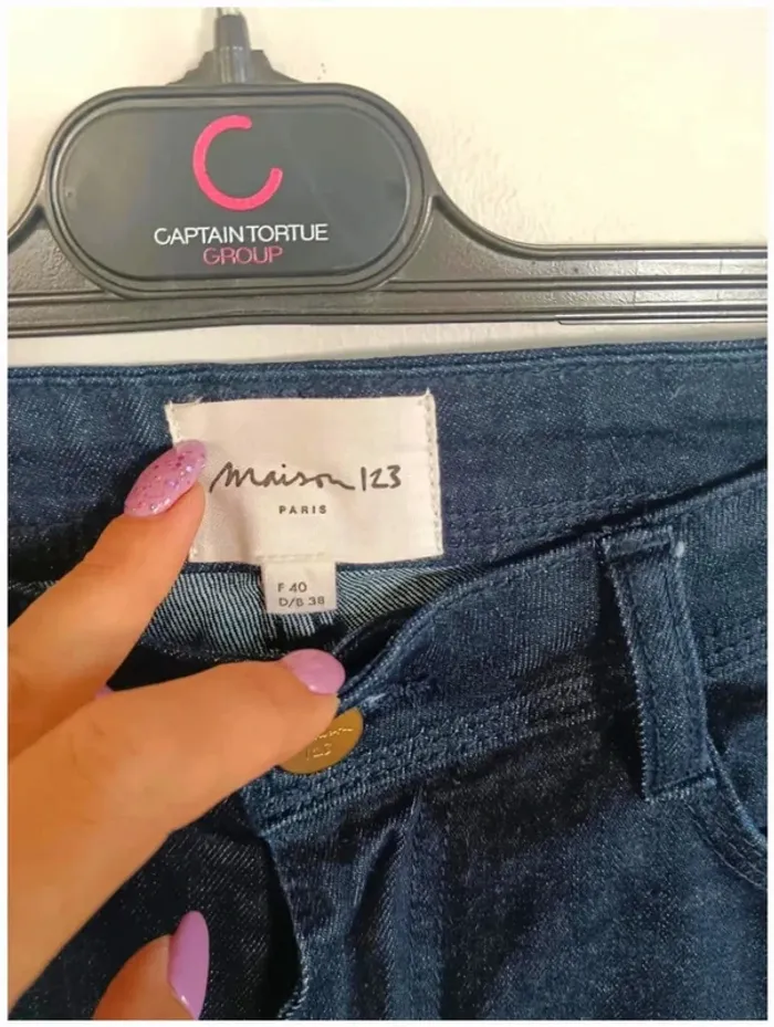 C27 jeans marine 123 40 - photo numéro 2