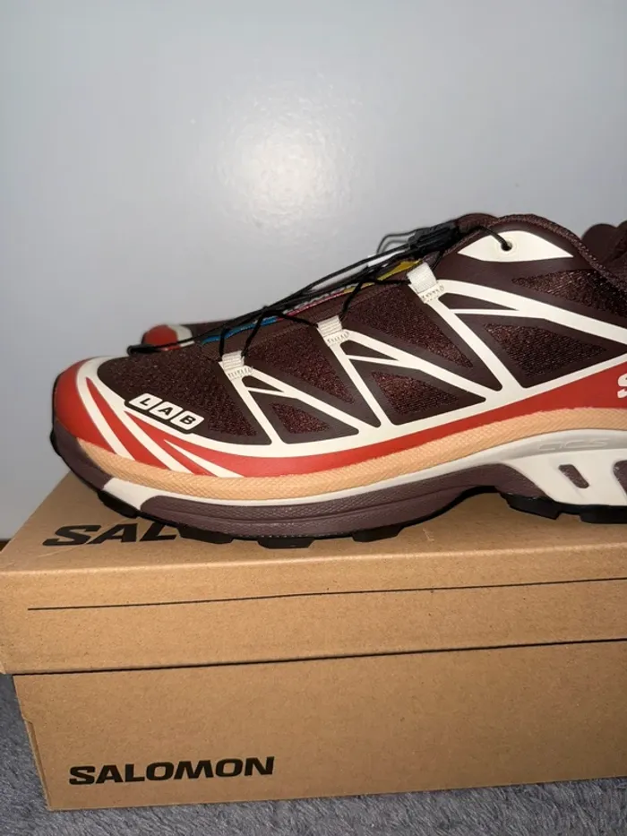 Salomon XT-6 Marron, Beige Rosted Clay / Burnt Ochre / Almond milk - photo numéro 3