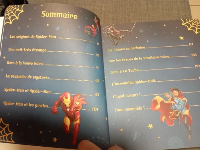 Livre spiderman de marvel - photo numéro 3