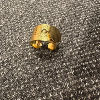 Bague martelée ikita